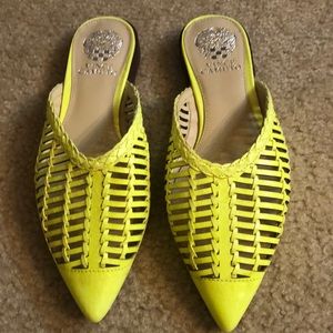VINCE CAMUTO - Neon Yellow Flats - Size 7